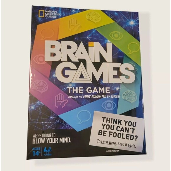 National Geographic Channel Brain Games The Game Board Game NEW SEALED - Picture 1 of 5
